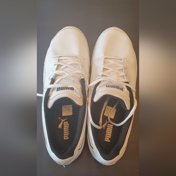 Puma Men White W/ Black Trim 11.5 - Picture 4 of 6